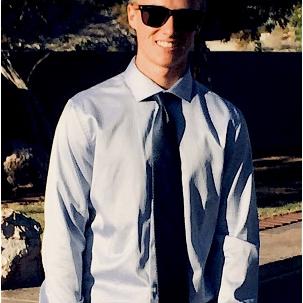 MEN’S MURANO SLIMFIT LONG SLEEVE DRESS SHIRT.